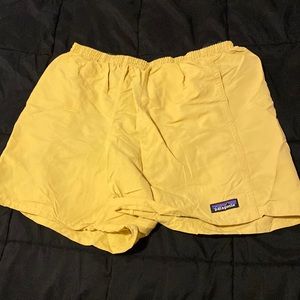 Light Yellow Patagonia Shorts